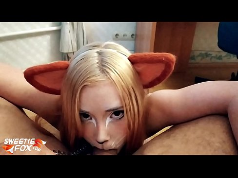 ❤️ Kitsune 吞下 迪克 和 暨 在 她的 嘴 ❤ 性愛視頻 在我們 ❤